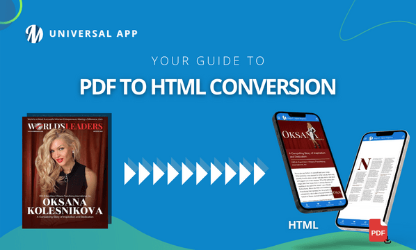 Guide to Seamless PDF to HTML Conversion magloft Universal app