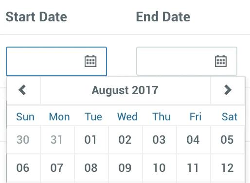 start end date-1