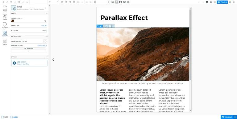 Parallax-Effect-Screenshot