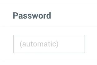password