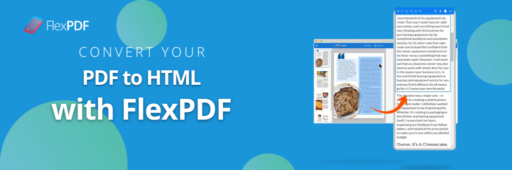 Convert your PDF to HTML with FlexPDF