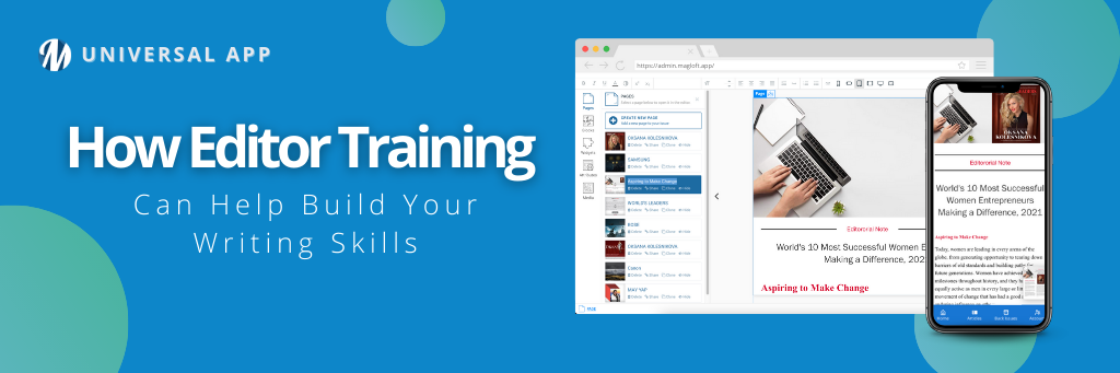 How editor training can help build your writing skills magloft Universal App