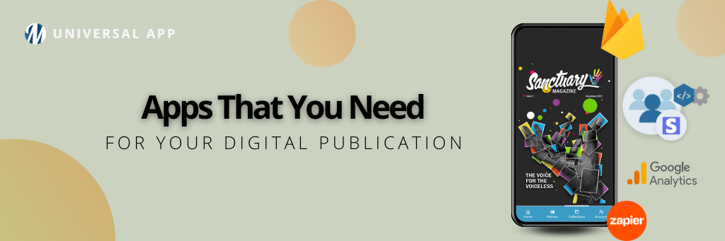 Apps that you need for your digital publication magloft Universal App