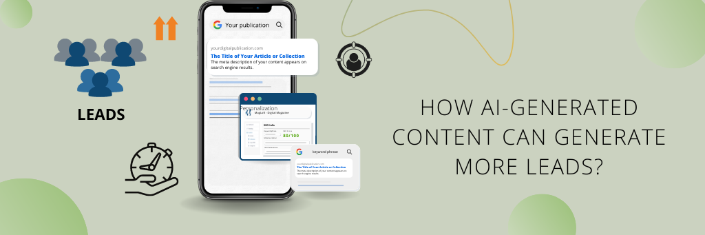 How AI-generated content can generate more leads